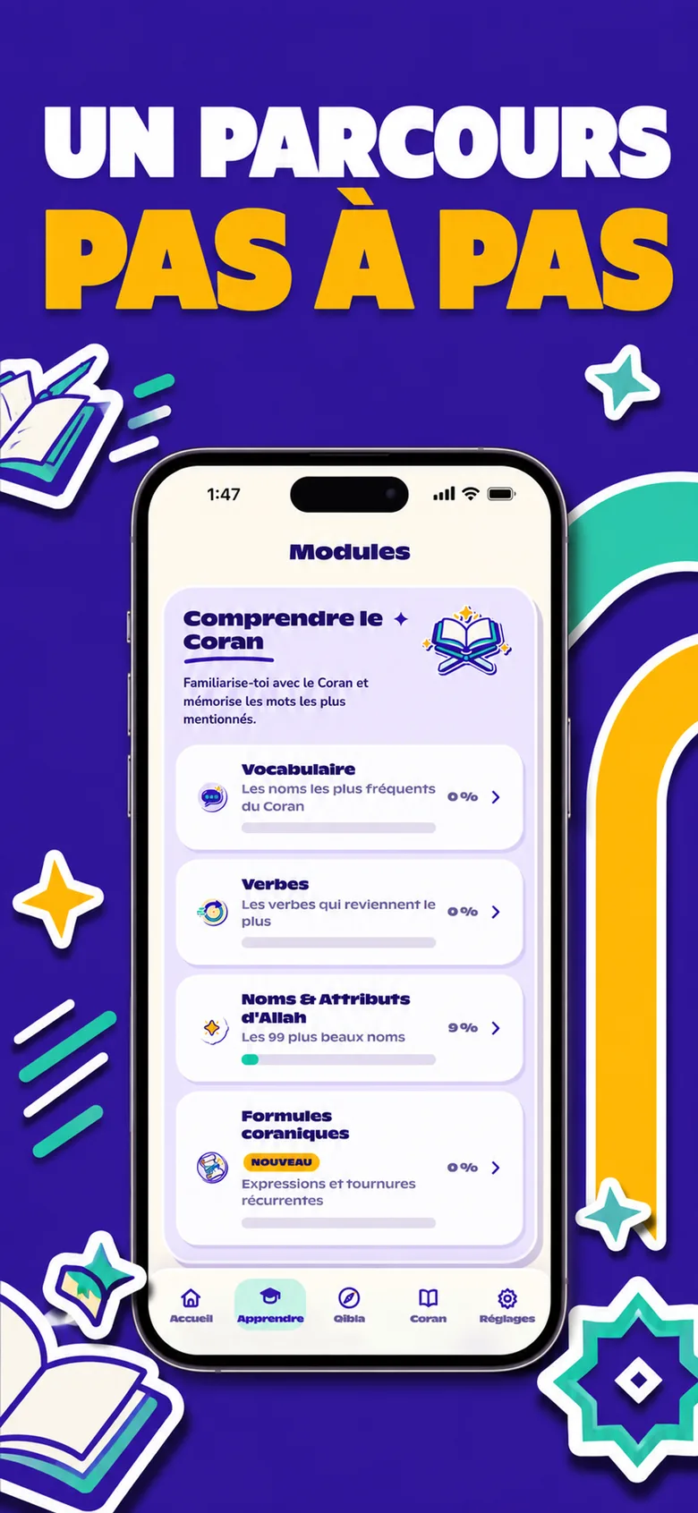 Les modules d'AyahGo